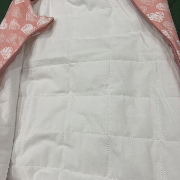 Sweet Bamboo 9-18 Months Pink Scribble Hearts Quilted Sleep Sack 1.5 TOG - Picture 4 of 4